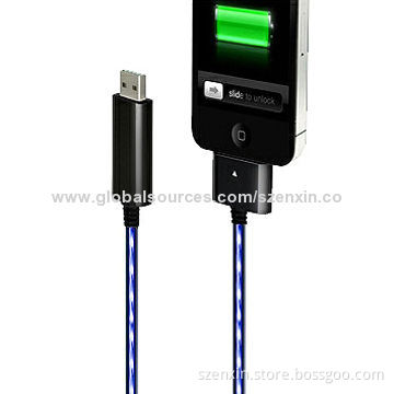 Visible LED Flashing USB Charging Sync Data Cable